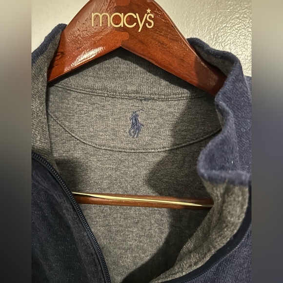 Ralph Lauren Reversible Quarter Zip, Size L - Picture 2 of 4